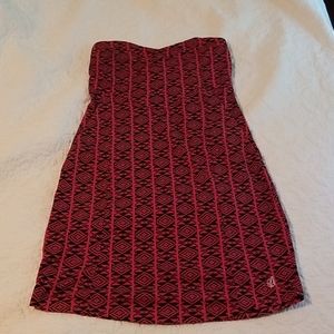3/$25 Pink Volcom tube dress XS